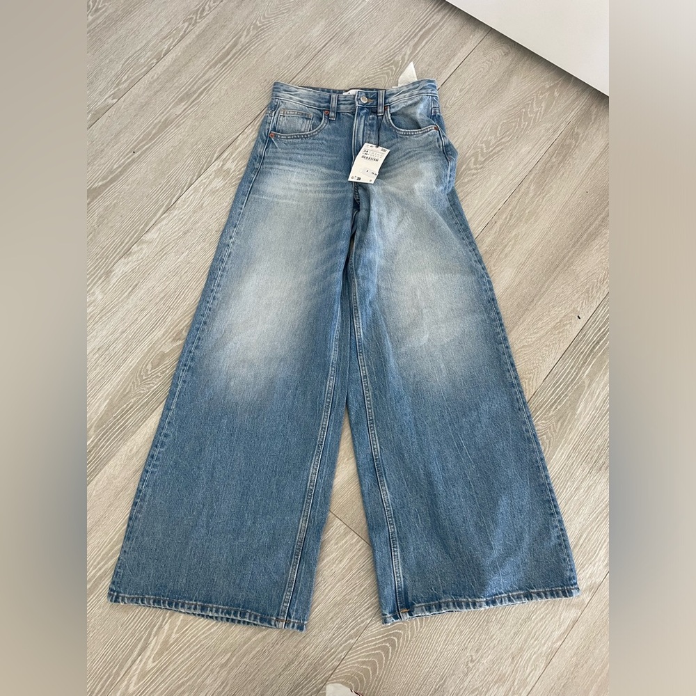 Zara wide leg jeans